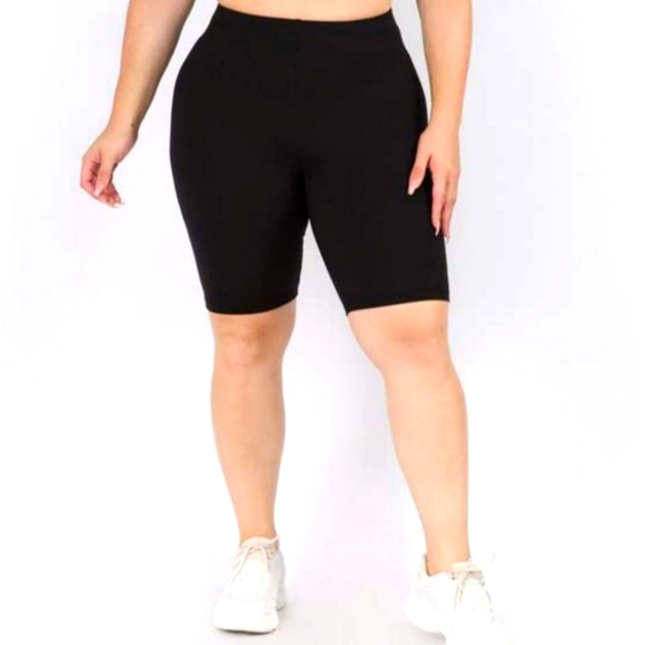 Women's Biker Shorts Black S/M L/XL XL/XXL - Picture 2 of 6